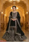 Kb 3315 Heavy Georgette With Embroidery Sequence Work Sharara Suits